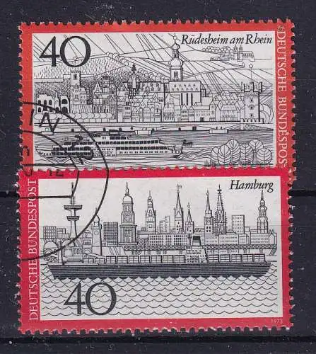 Bundesrep. Deutschland  Nr 761/62 Gestempelt (Posten)