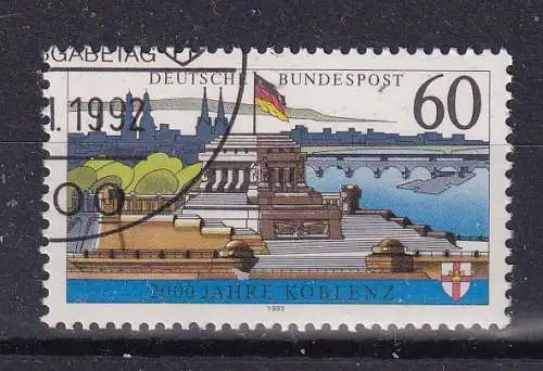 Bundesrep. Deutschland  Nr 1583 Gestempelt (Posten)