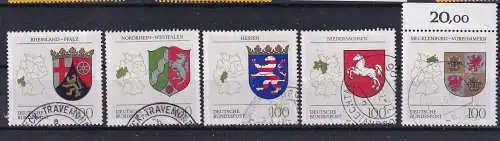 Bundesrep. Deutschland  Nr 1660/64 Gestempelt (Posten)