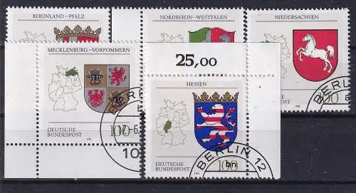 Bundesrep. Deutschland  Nr 1660/64 Gestempelt (Posten)