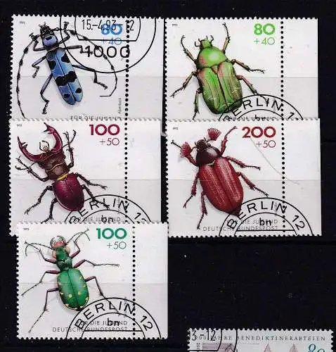 Bundesrep. Deutschland  Nr 1666/70 Gestempelt (Posten)