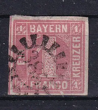 Altdeutschland Bayern  Nr 3 Gestempelt (Posten)