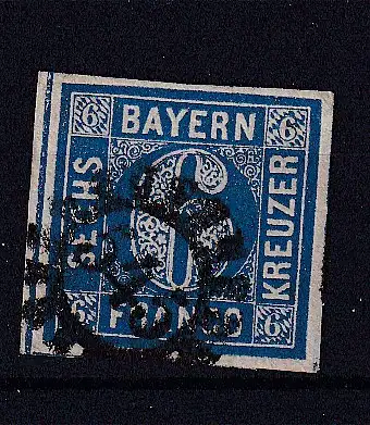 Altdeutschland Bayern  Nr 10 Gestempelt (Posten)