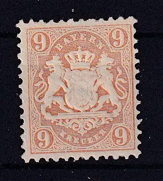 Altdeutschland Bayern  Nr 28 Falz / Gummimängel / *
