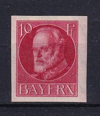 Altdeutschland Bayern  Nr 114 B Falz / Gummimängel / *