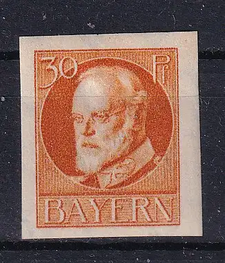 Altdeutschland Bayern  Nr 99 B Falz / Gummimängel / *