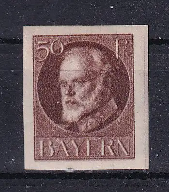Altdeutschland Bayern  Nr 101 B Falz / Gummimängel / *