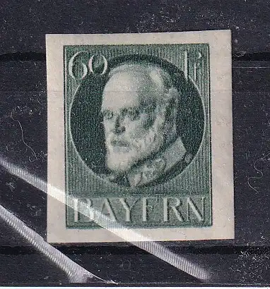 Altdeutschland Bayern  Nr 102 B Falz / Gummimängel / *