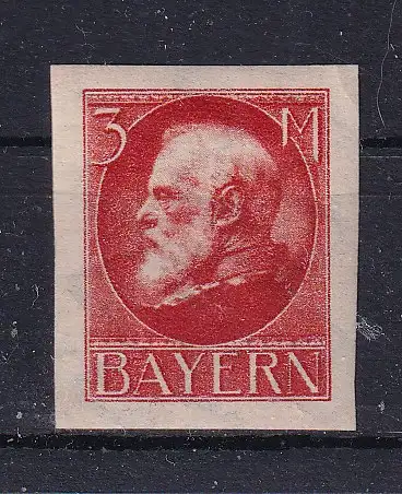 Altdeutschland Bayern  Nr 106 B Falz / Gummimängel / *