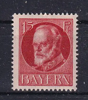 Altdeutschland Bayern  Nr 115 Falz / Gummimängel / *