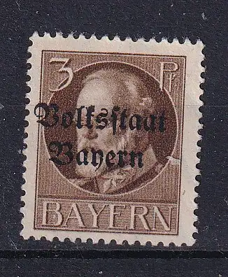 Altdeutschland Bayern  Nr 116 Falz / Gummimängel / *