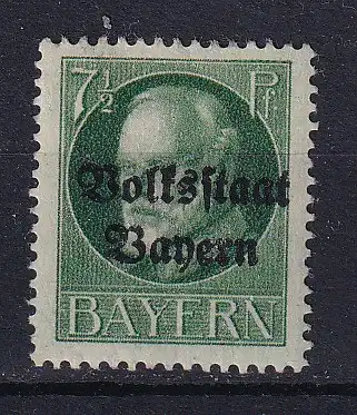 Altdeutschland Bayern  Nr 118 Falz / Gummimängel / *