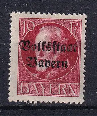 Altdeutschland Bayern  Nr 119 Falz / Gummimängel / *