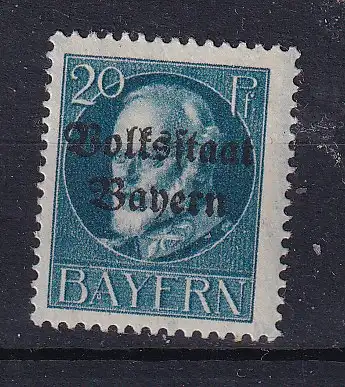 Altdeutschland Bayern  Nr 121 Falz / Gummimängel / *