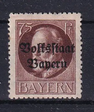 Altdeutschland Bayern  Nr 135 Falz / Gummimängel / *