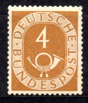 BRD, Mi-Nr. 124 **, DS Posthorn