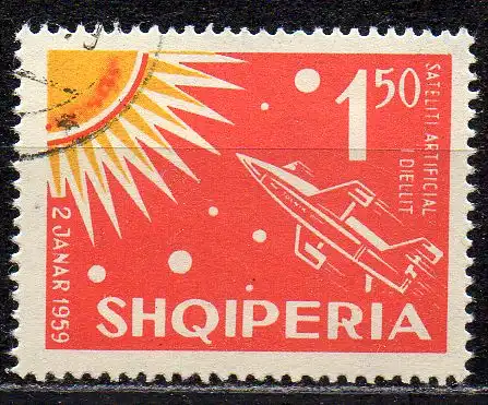 Albanien, Mi-Nr. 665 gest., Weltraumforschung
