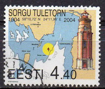 Estland, Mi-Nr. 478 gest., Leuchtturm