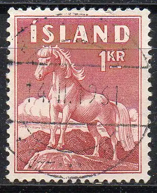 Island, Mi-Nr. 342 gest., Island-Pony
