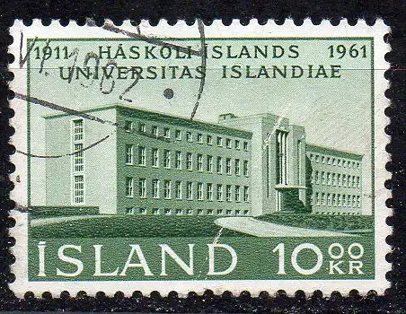 Island, Mi-Nr. 358 gest., Universitätsgebäude