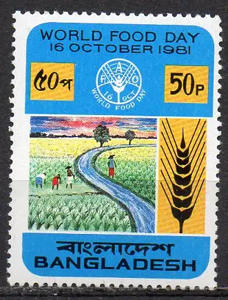 Bangladesch, Mi-Nr. 163 **, Welt-Ernährungstag