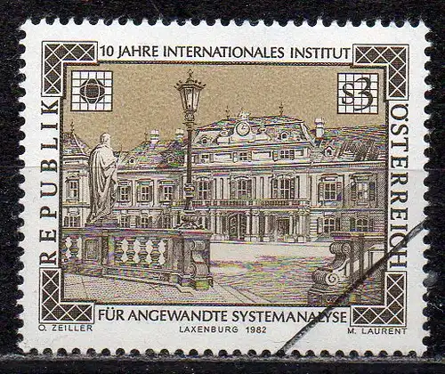 Österreich, Mi-Nr. 1720 **, MUSTER-Marke / Specimen, 10 Jahre Intern. Institut für Systemanalyse