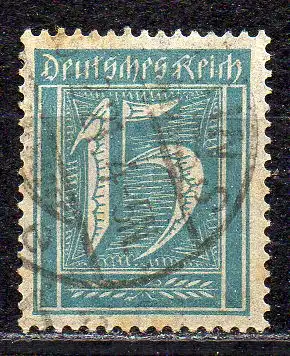 Deutsches Reich, Mi-Nr. 160 gest., WZ Rauten