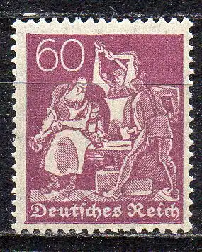 Deutsches Reich, Mi-Nr. 165 **, WZ Rauten