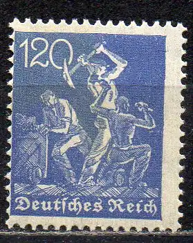 Deutsches Reich, Mi-Nr. 168 **, WZ Rauten