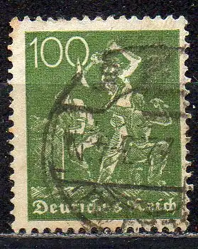 Deutsches Reich, Mi-Nr. 167 gest., WZ Rauten