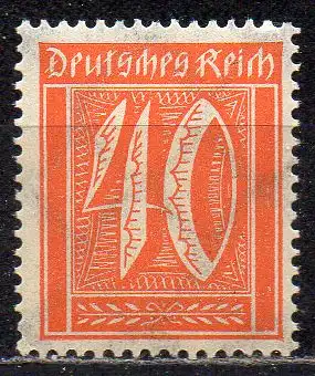 Deutsches Reich, Mi-Nr. 182 **, WZ Waffeln