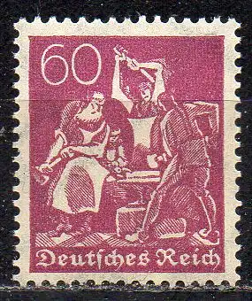 Deutsches Reich, Mi-Nr. 184 **, WZ Waffeln