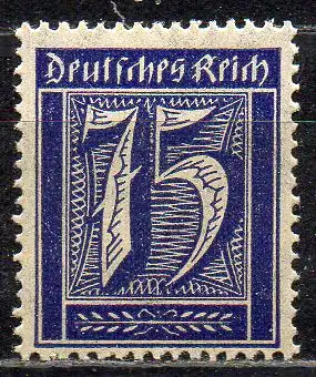 Deutsches Reich, Mi-Nr. 185 **, WZ Waffeln