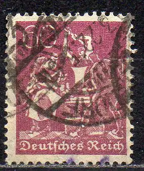 Deutsches Reich, Mi-Nr. 184 gest., WZ Waffeln