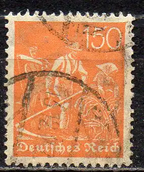 Deutsches Reich, Mi-Nr. 189 gest., WZ Waffeln