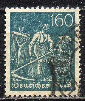 Deutsches Reich, Mi-Nr. 190 gest., WZ Waffeln