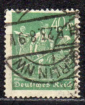 Deutsches Reich, Mi-Nr. 244 gest., Arbeiter