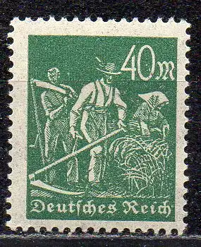 Deutsches Reich, Mi-Nr. 244 **, Arbeiter