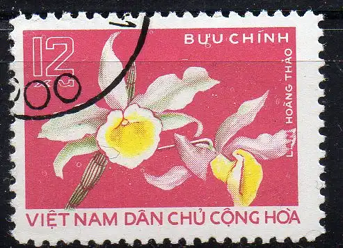 Vietnam - Nord, Mi-Nr. 842 gest., Orchidee