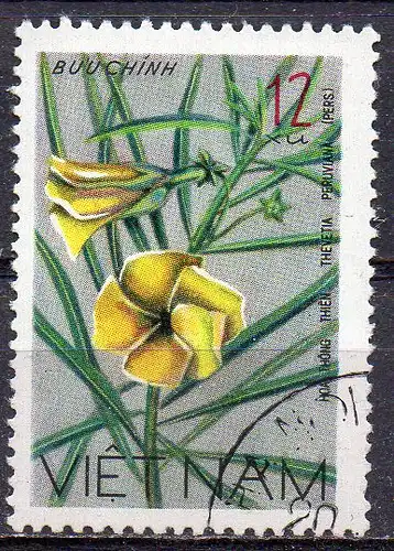Vietnam, Mi-Nr. 919 gest., wildwachsende Blume
