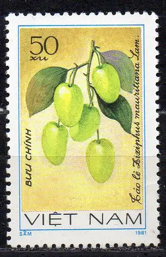 Vietnam, Mi-Nr. 1183 gest., Früchte