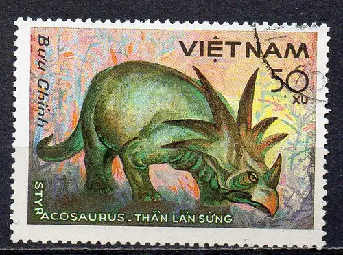 Vietnam, Mi-Nr. 1480 gest., Tiere - Styraco-Saurier