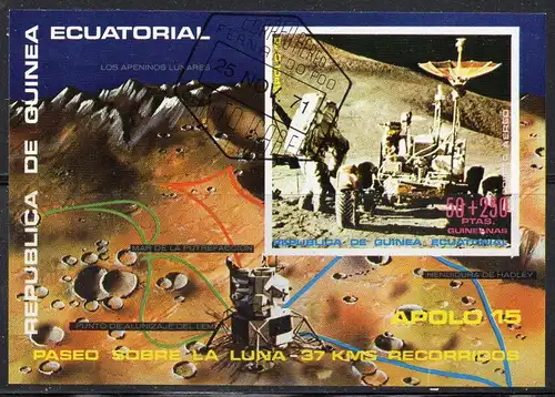Äquatorial-Guinea, Block Mi-Nr. 2 gest., Apollo 15