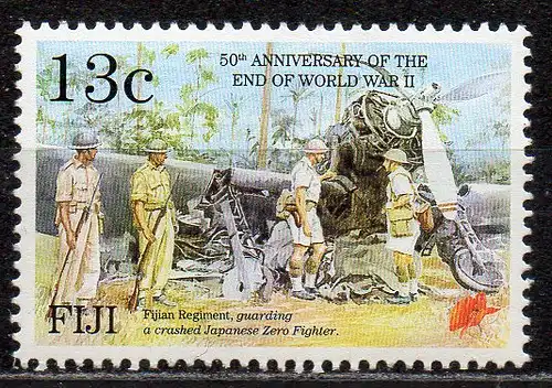 Fidschi - Inseln, Mi-Nr. 726 **, 50 Jahre Beendigung des II. Weltkriegs