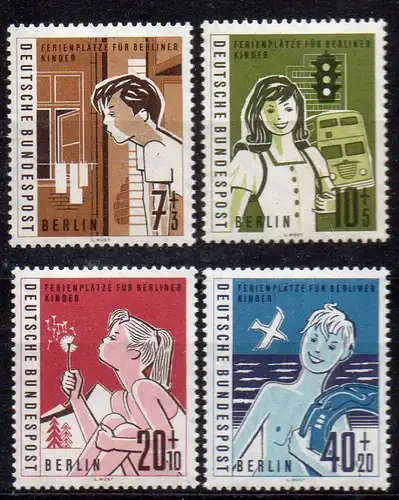 Berlin, Mi-Nr. 193 - 196 **, kompl., Hilfswerk Berlin