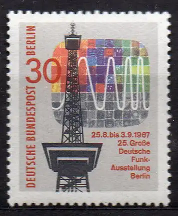 Berlin, Mi-Nr. 309 **, Deutsche Funkausstellung Berlin