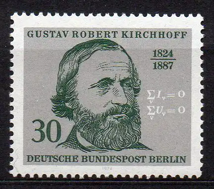 Berlin, Mi-Nr. 465 **, Robert Kirchhoff