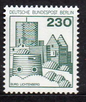 Berlin, Mi-Nr. 590 **, DS Burgen und Schlösser