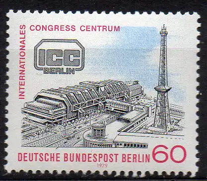Berlin, Mi-Nr. 591 **, Eröffnung des Internationalen Congress-Centrums