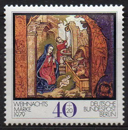 Berlin, Mi-Nr. 613 **, Weihnachten 1979